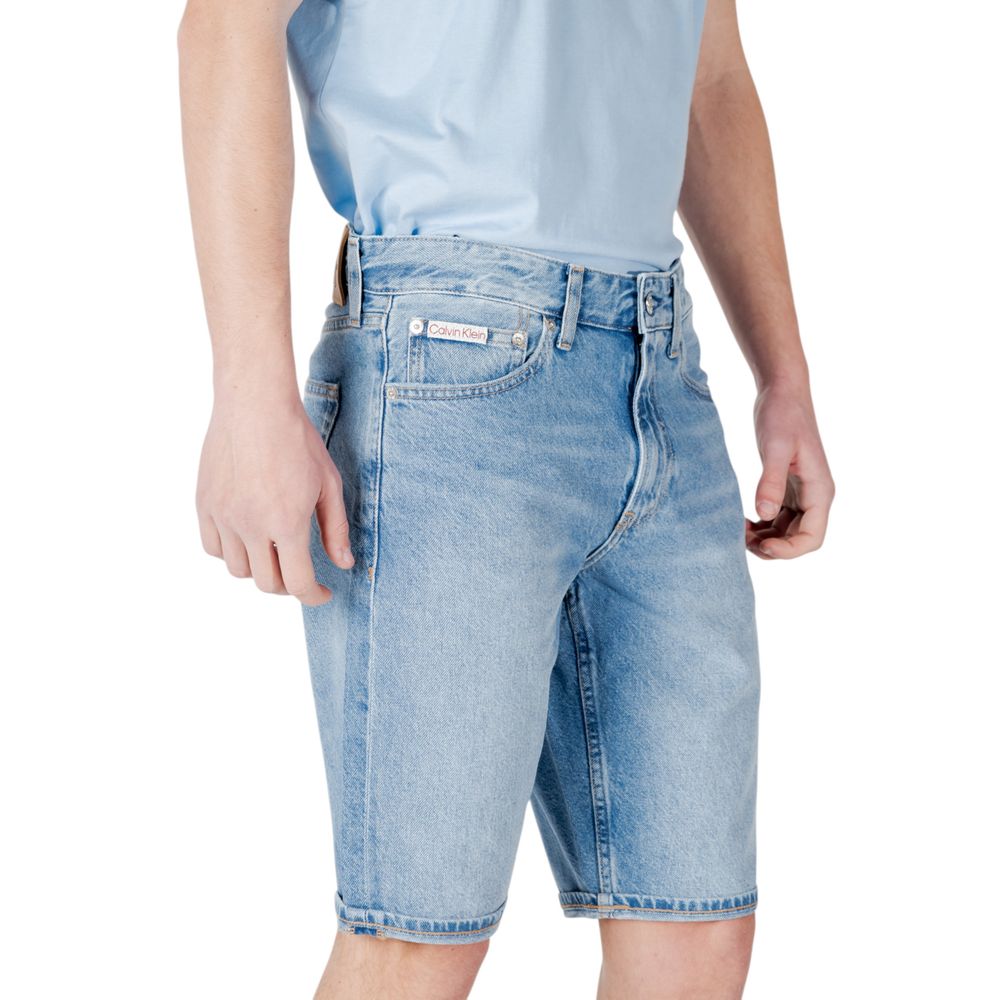 Calvin Klein Jeans Blå Bomulds Bermudashorts
