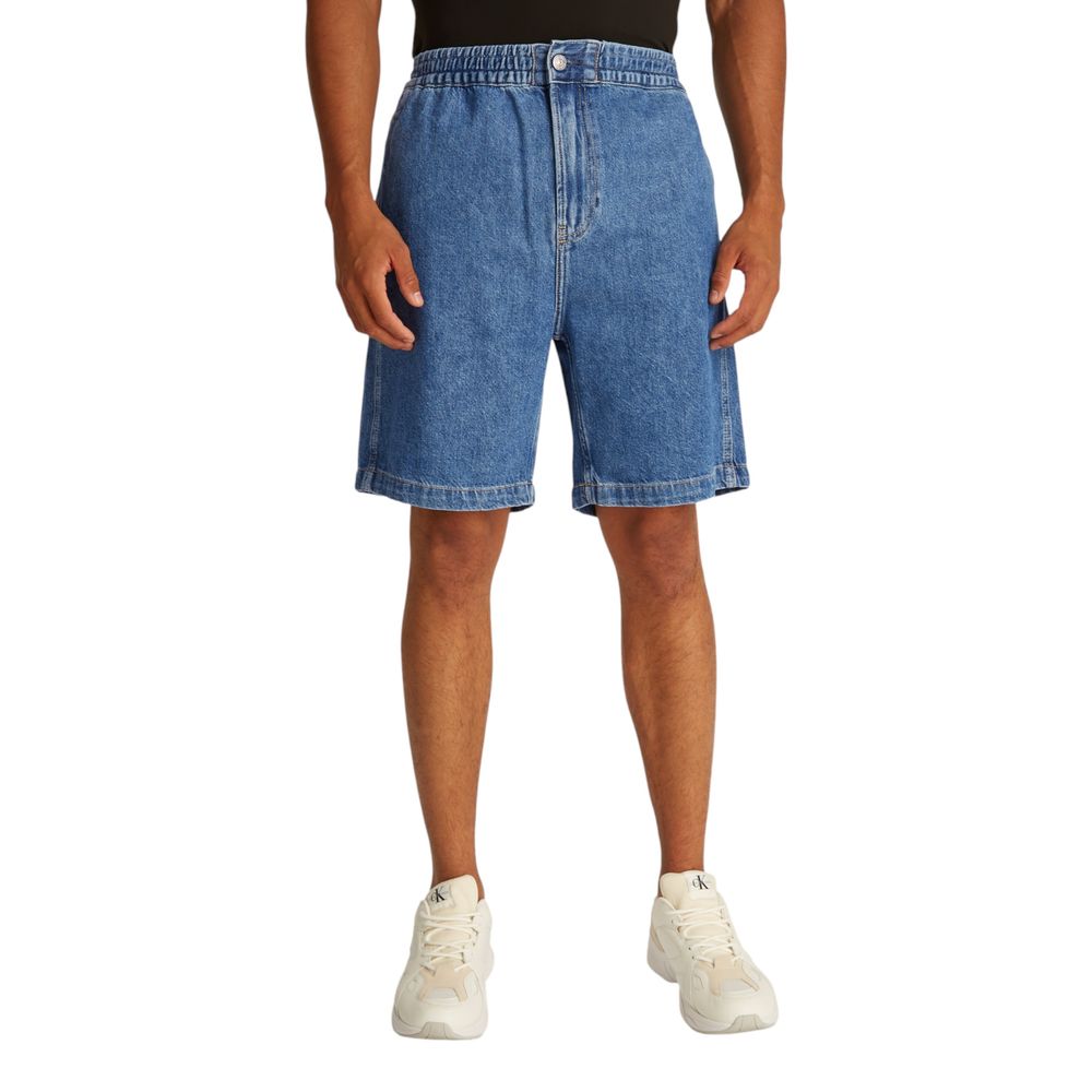 Calvin Klein Jeans Blå Bomulds Bermudashorts