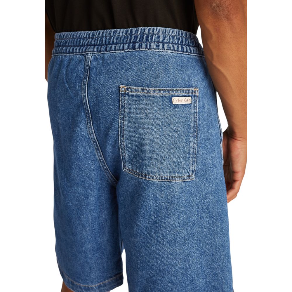 Calvin Klein Jeans Blå Bomulds Bermudashorts