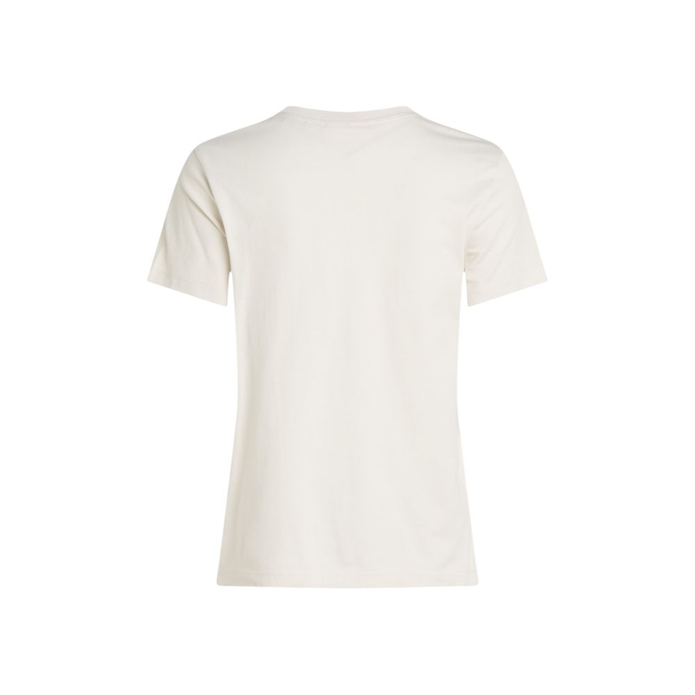Calvin Klein Jeans Beige T-shirt i genbrugsbomuld