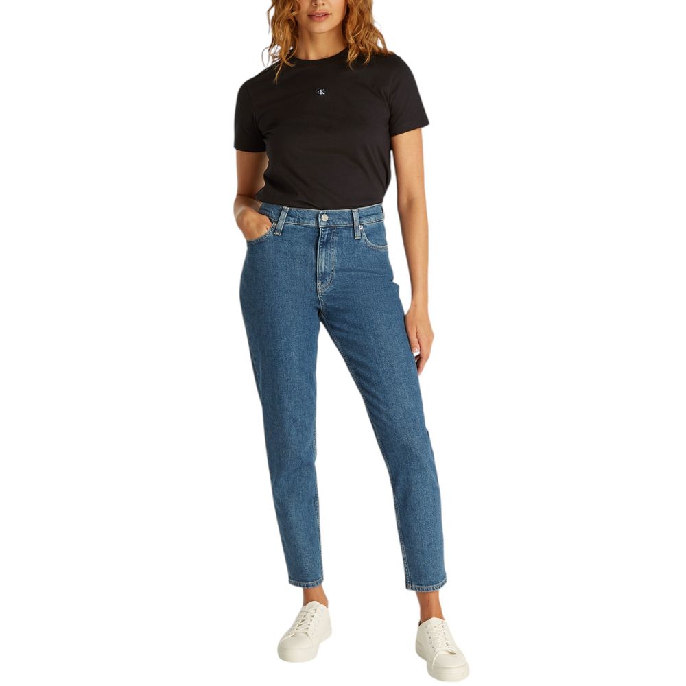 Calvin Klein Jeans Sort genbrugsbomuld T-shirt