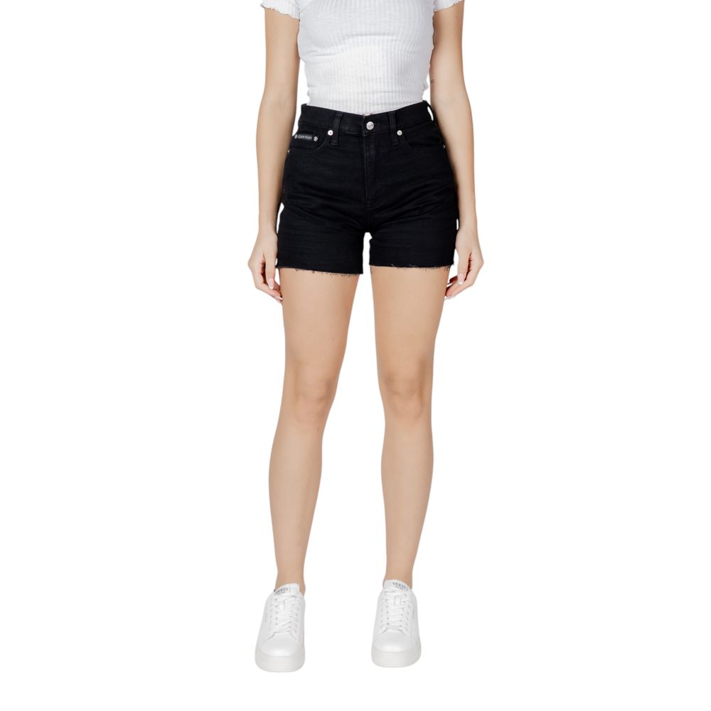 Calvin Klein Jeans Sorte Bomuldsshorts