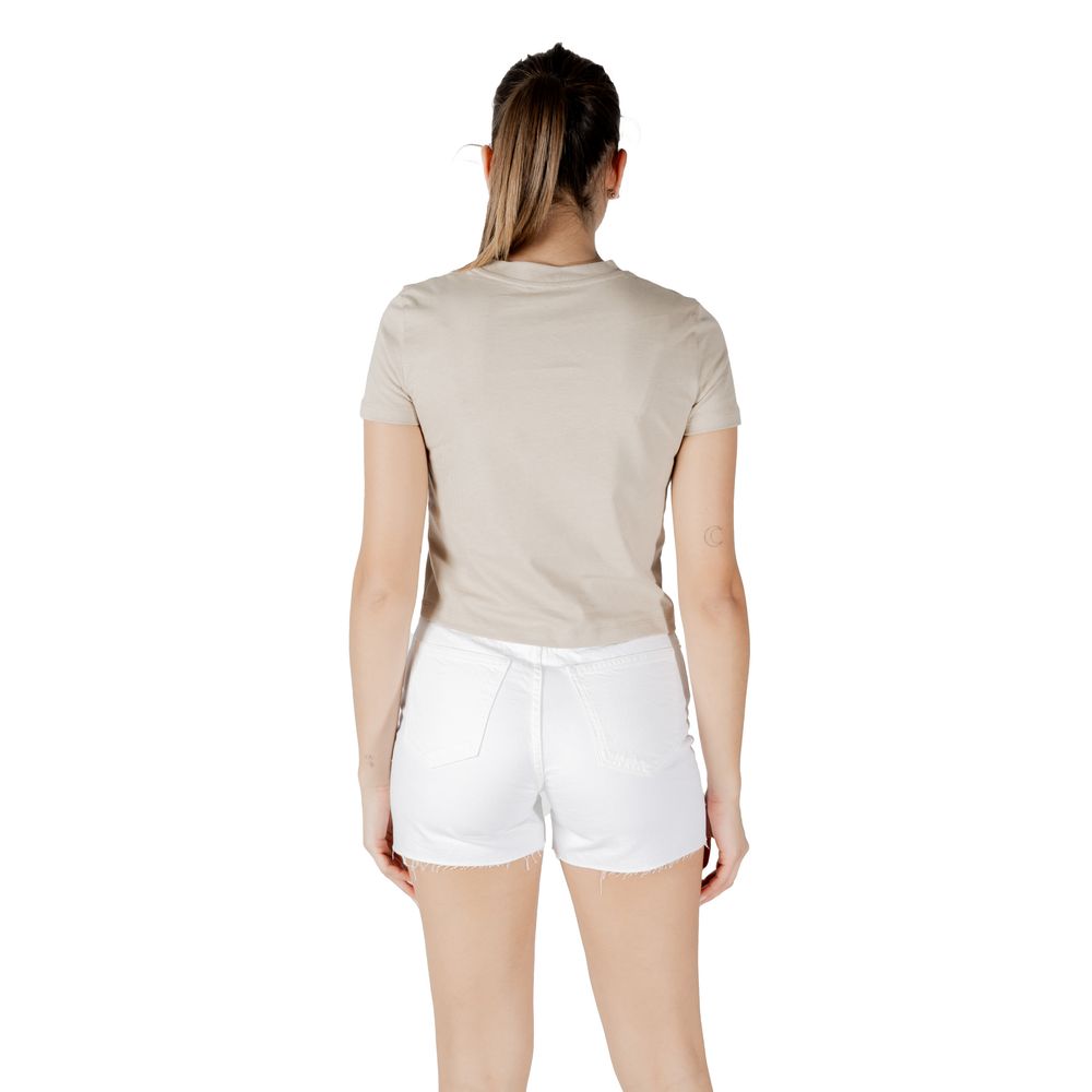 Calvin Klein Jeans Beige T-shirt i genbrugsbomuld