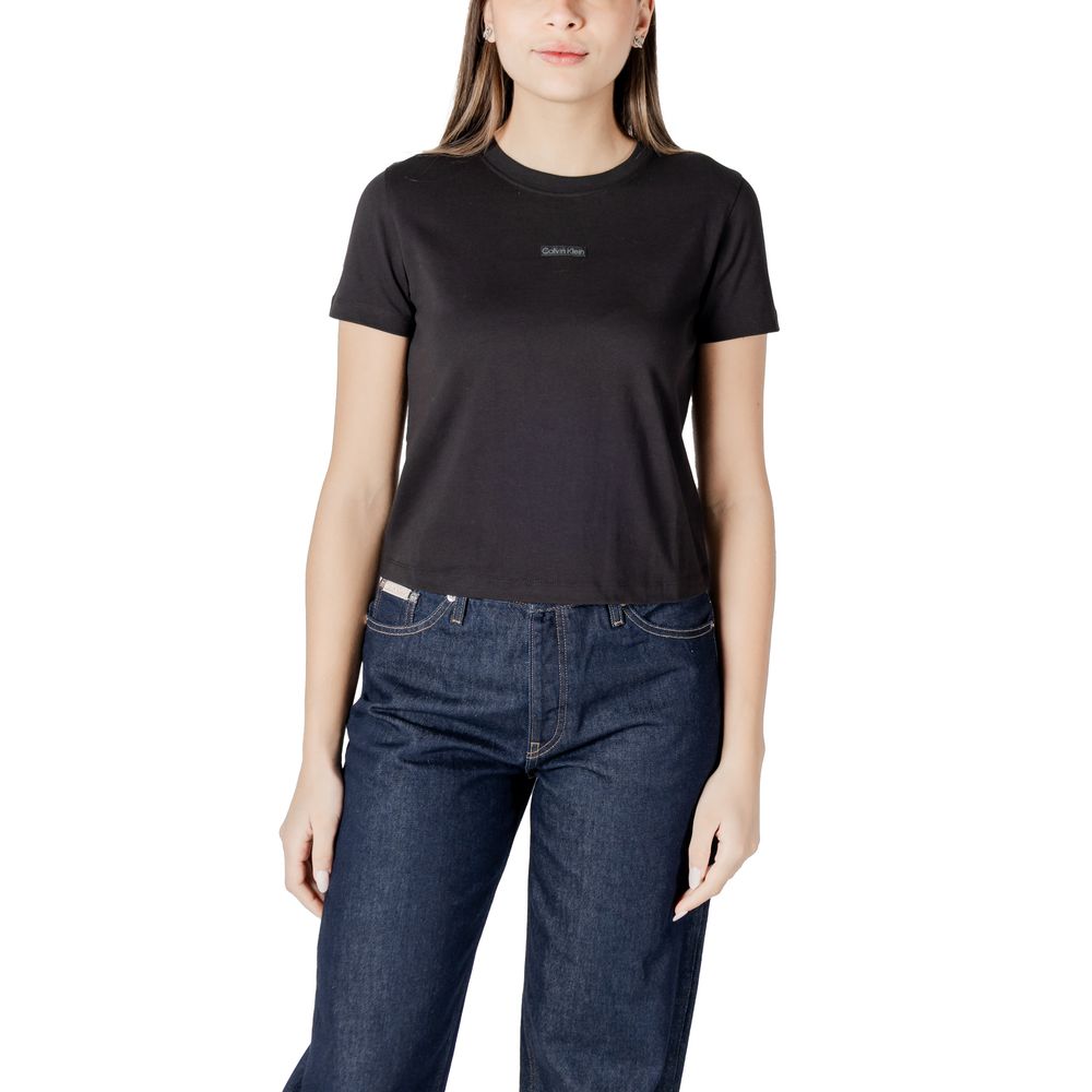 Calvin Klein Jeans Sort genbrugsbomuld T-shirt