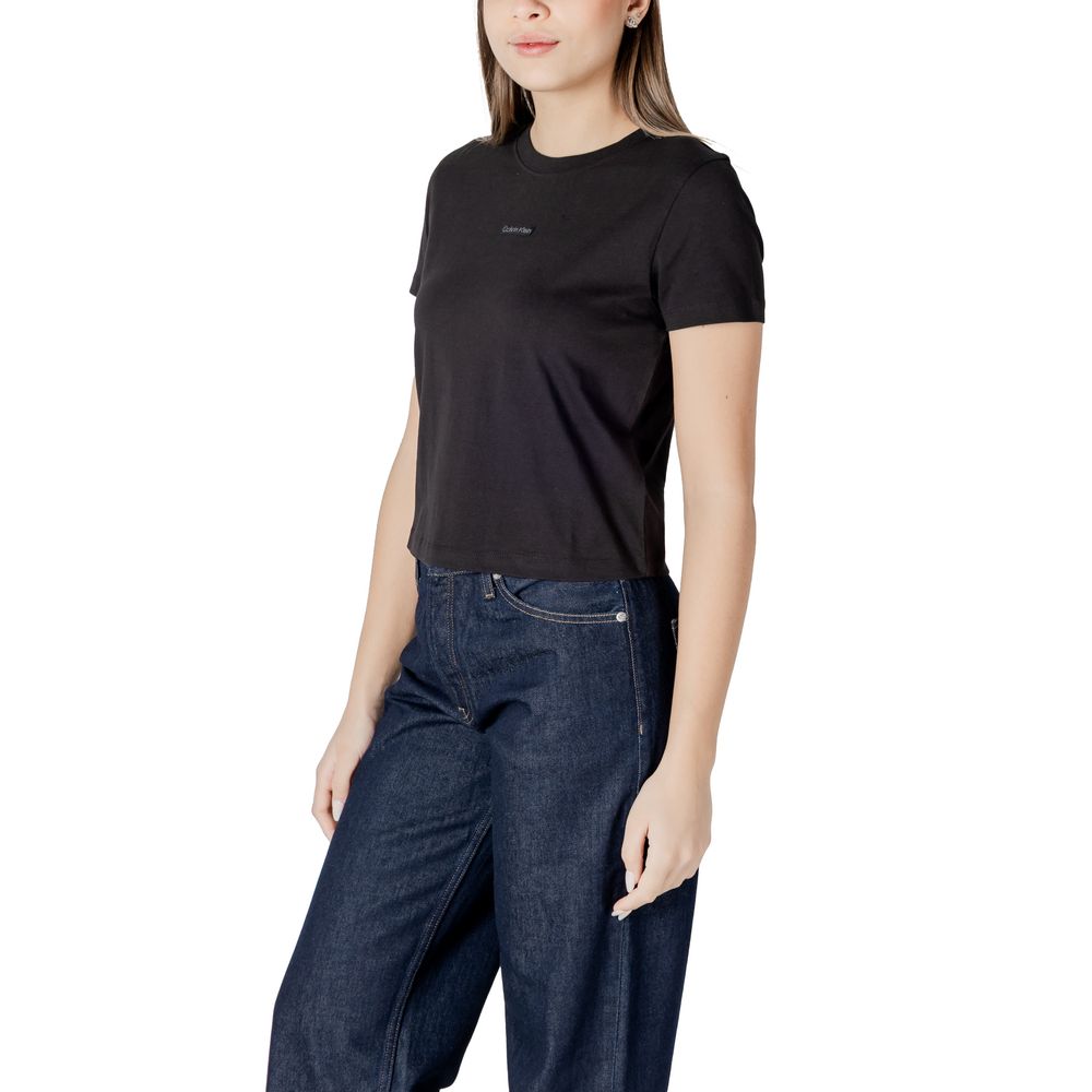 Calvin Klein Jeans Sort genbrugsbomuld T-shirt