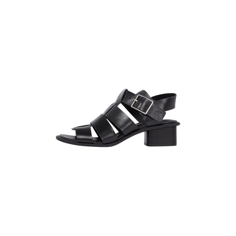 Calvin Klein Jeans Sort Polyester Sandal
