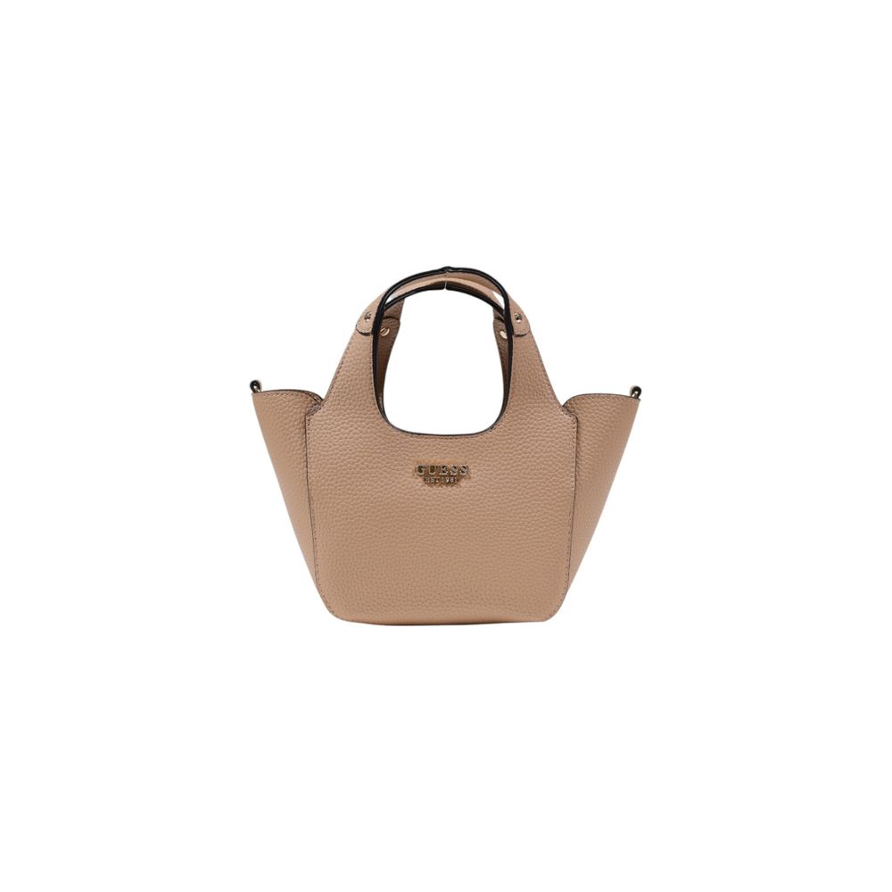 Guess beige polyethylen håndtaske