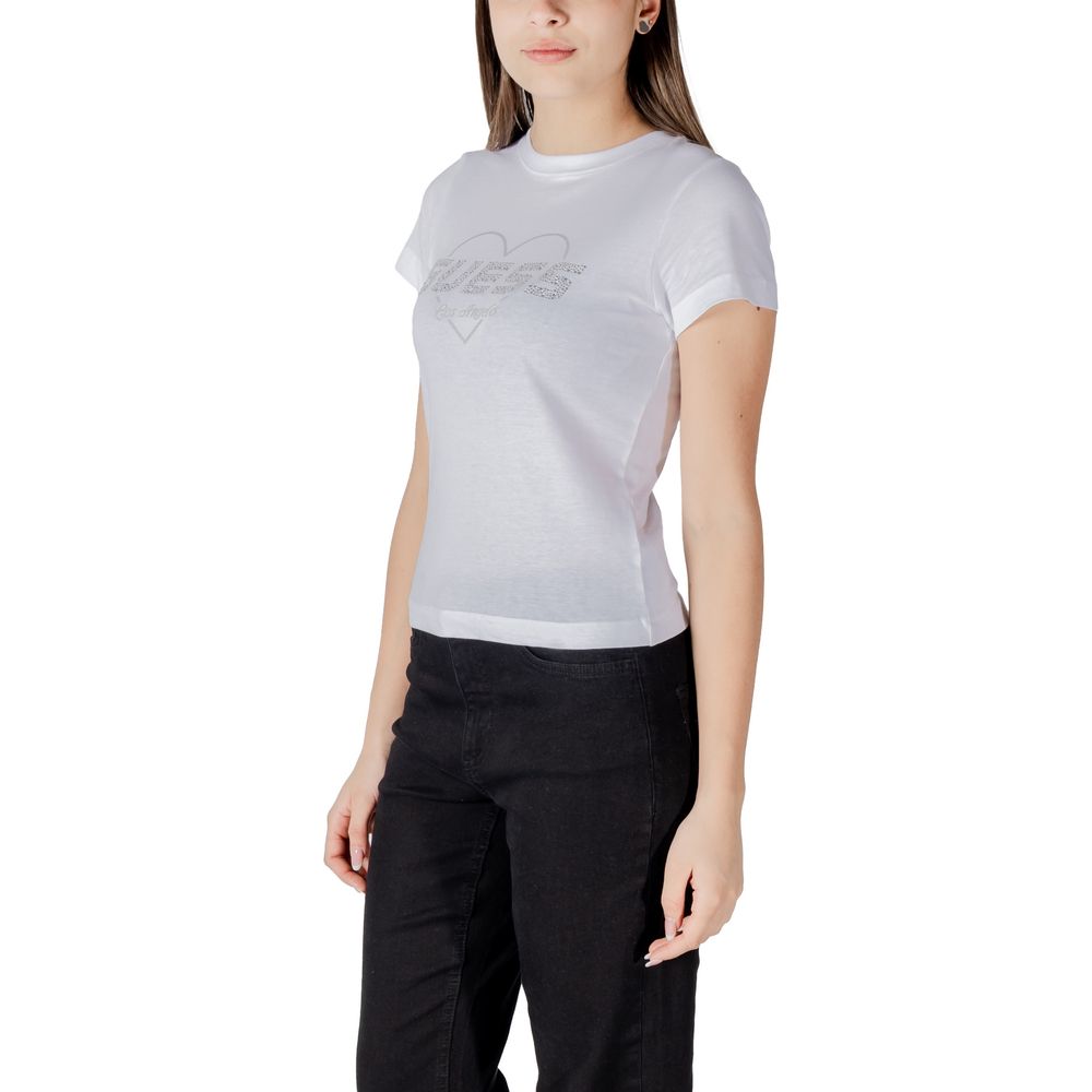 Guess Active Hvid Bomulds T-shirt