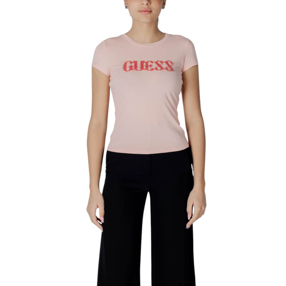 Guess flerfarvet bomulds-T-shirt