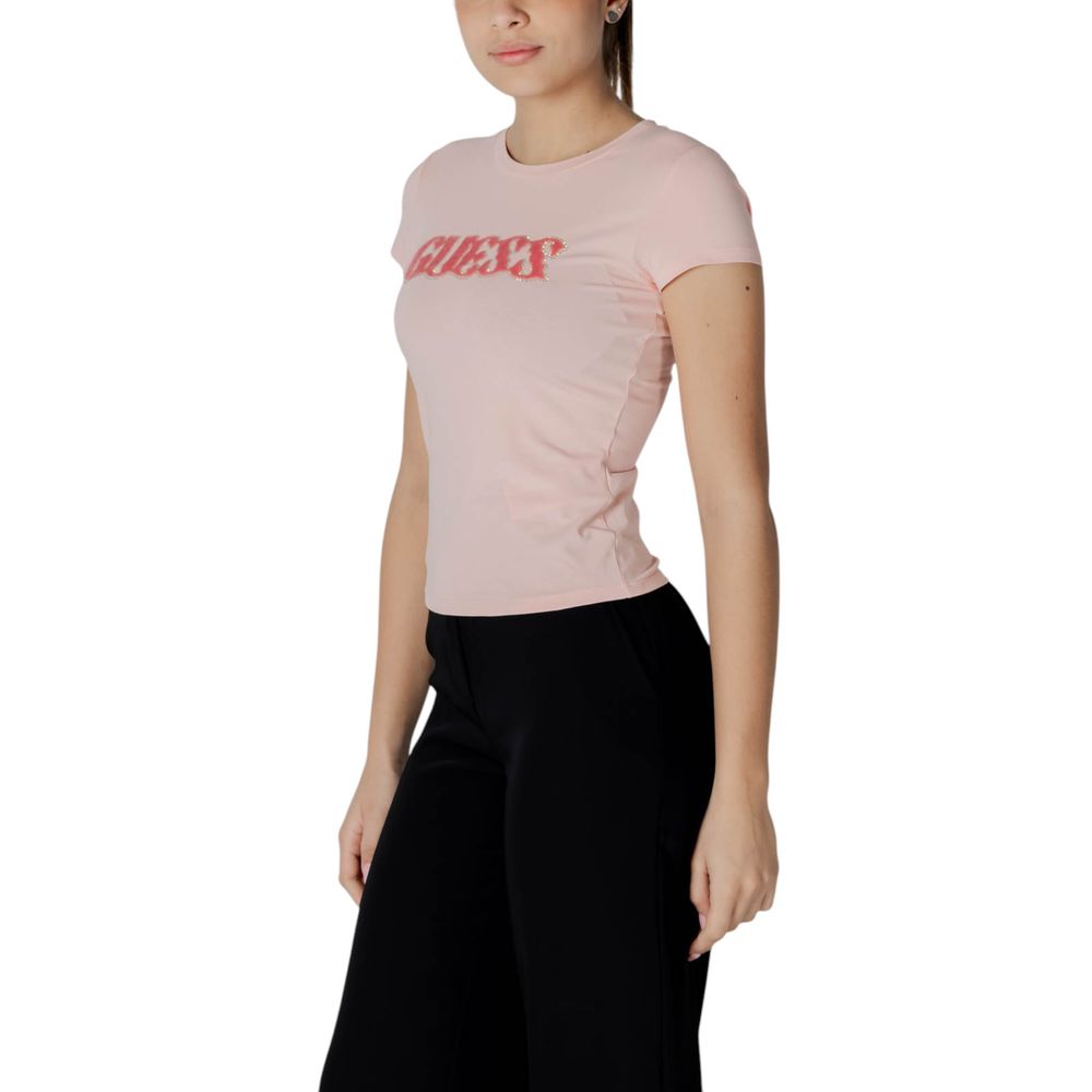 Guess flerfarvet bomulds-T-shirt