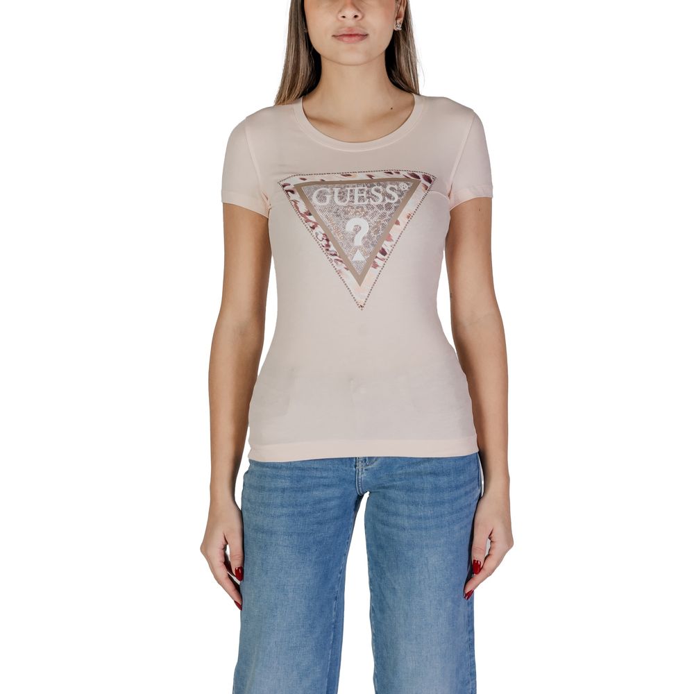 Guess flerfarvet bomulds-T-shirt