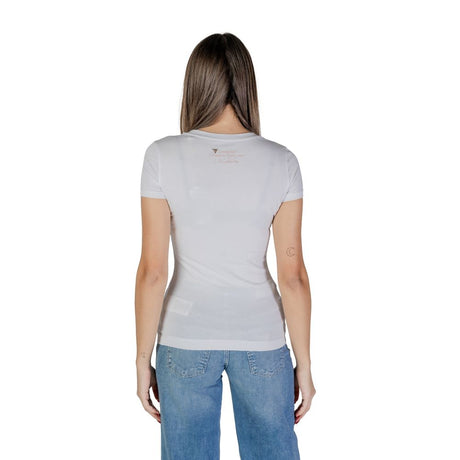 Guess White Cotton T-Shirt