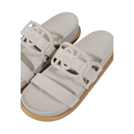 Liu Jo Grå Lædersandaler