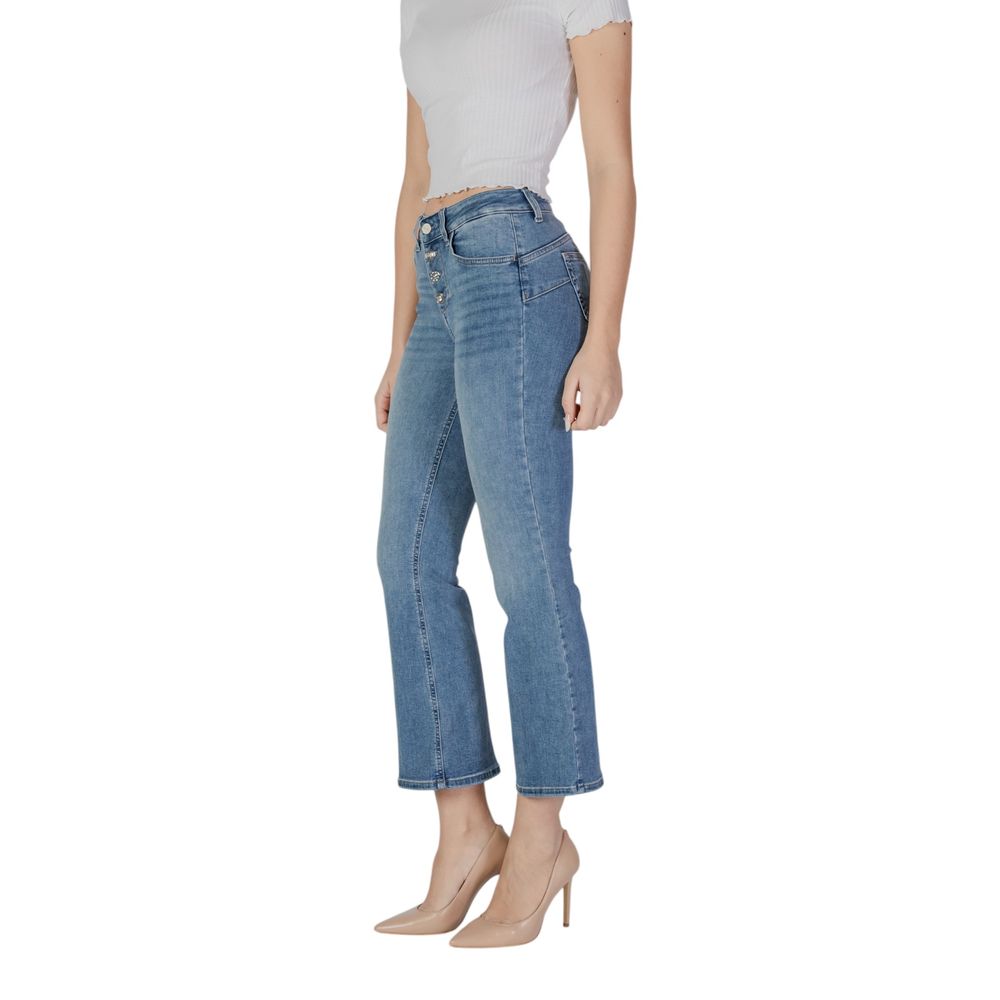 Liu Jo Blue Cotton Bootcut-jeans