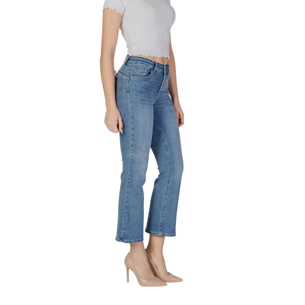 Liu Jo Blue Cotton Bootcut-jeans