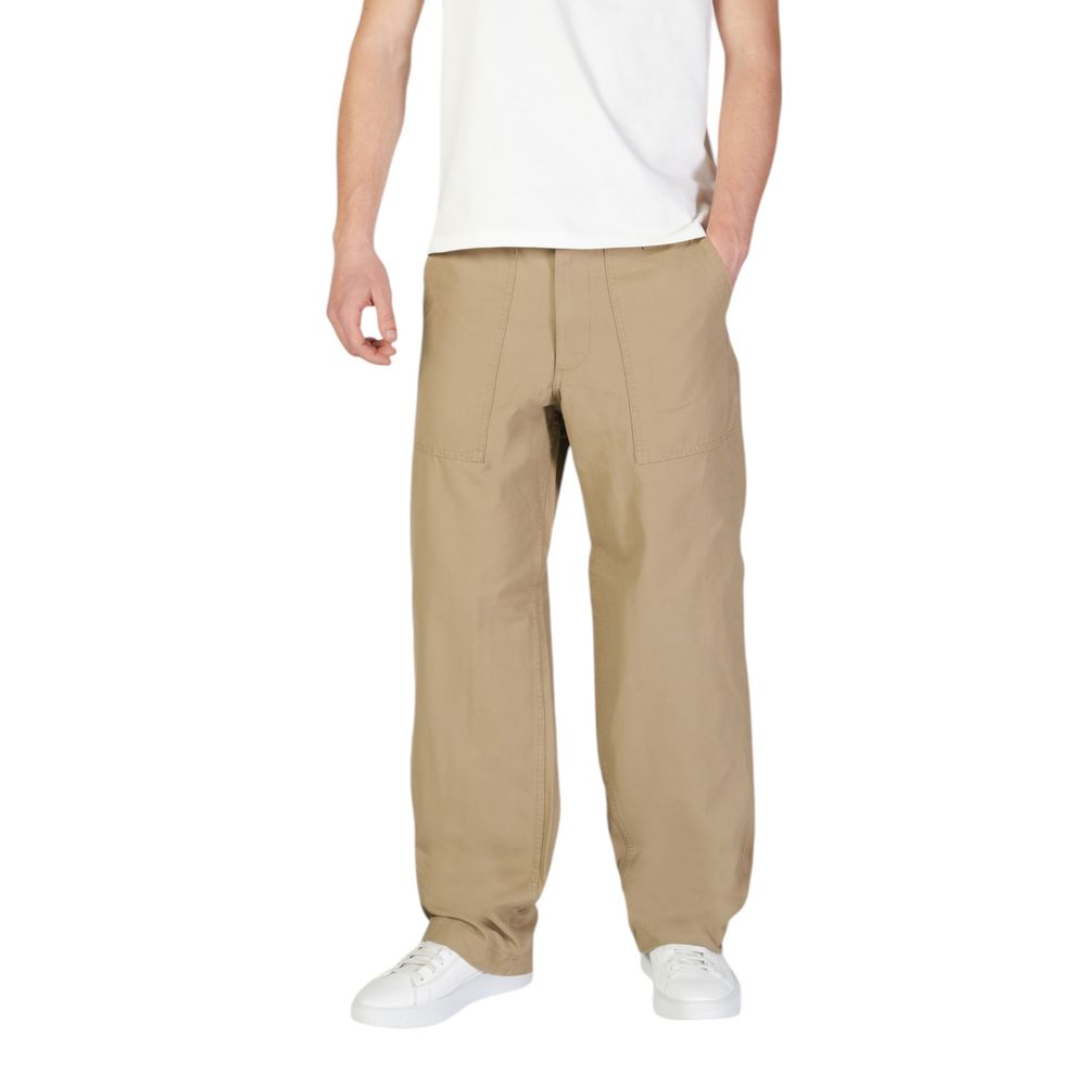 Jack Jones Beige Bomuld Casual Bukser