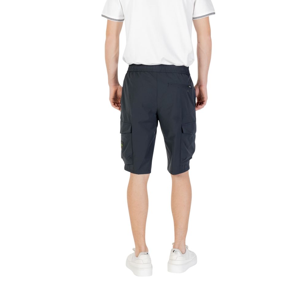 Hugo Boss Blue Polyester Bermuda Shorts