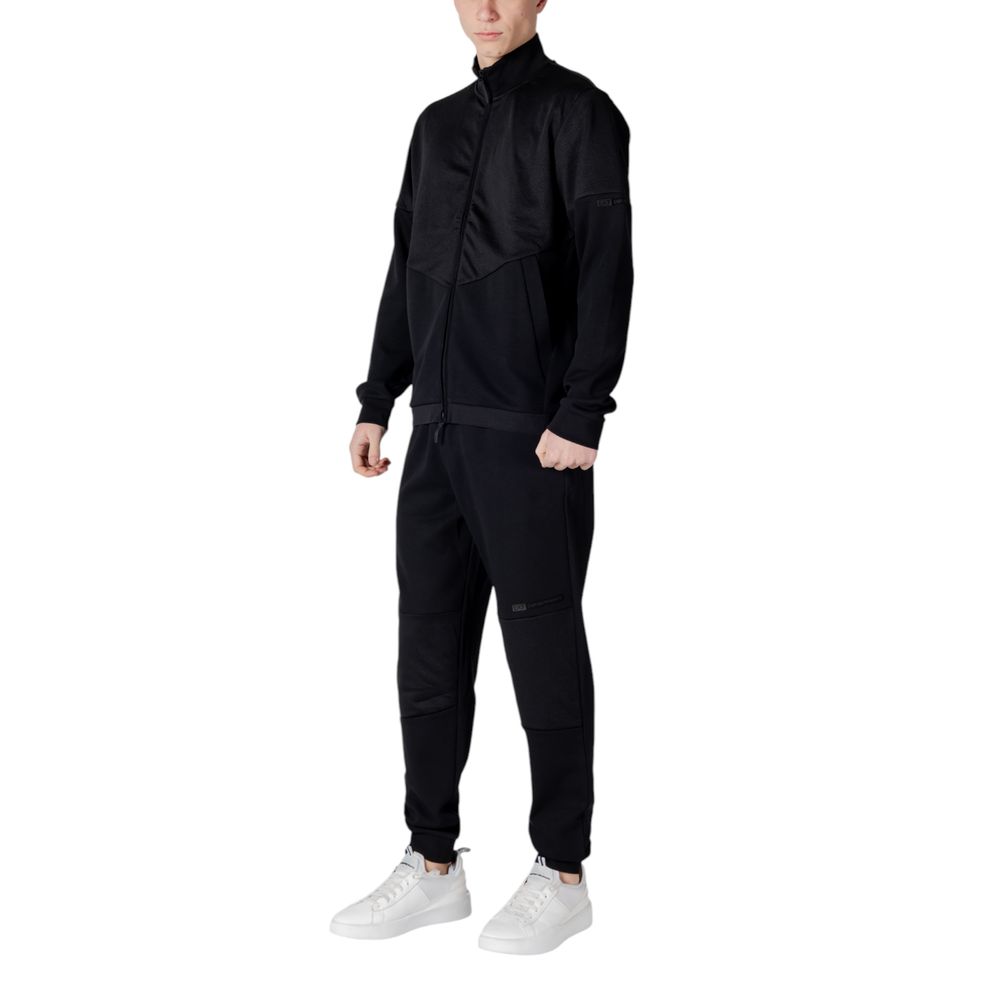 EA7 Emporio Armani sort bomuld sweatsuit
