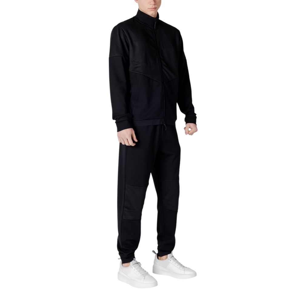 EA7 Emporio Armani sort bomuld sweatsuit