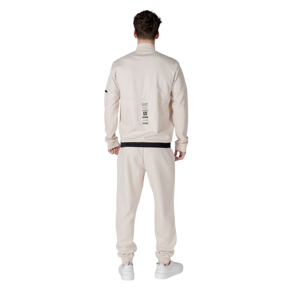EA7 Emporio Armani Beige sweatsuit i bomuld