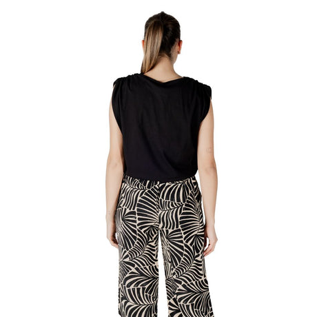 Jacqueline De Yong Sort bomuldstop