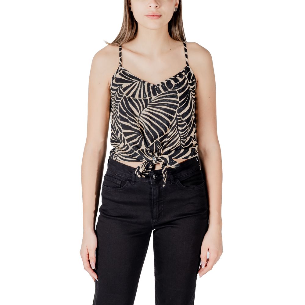 Kun sorte viskose tanktoppe