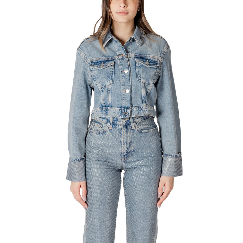 Only Lyseblå Jakker & Frakker i Økologisk Bomuld