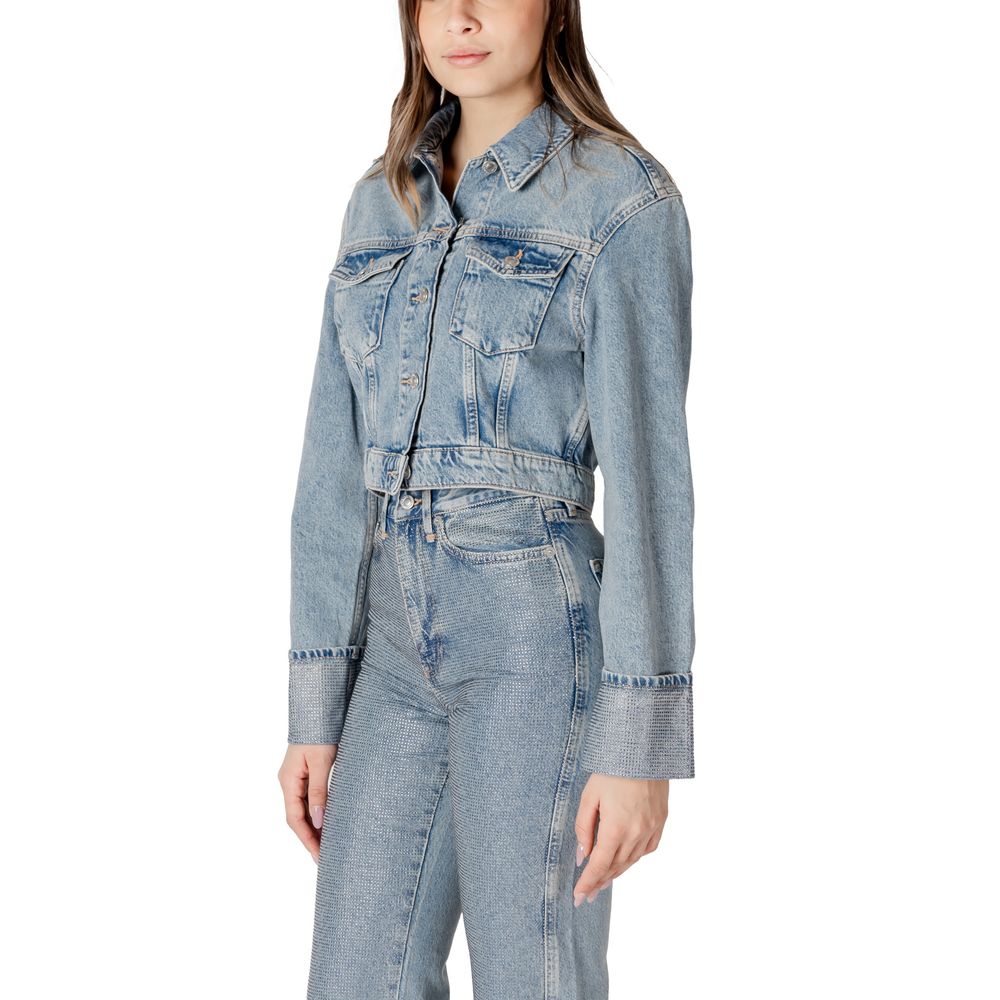 Only Lyseblå Jakker & Frakker i Økologisk Bomuld