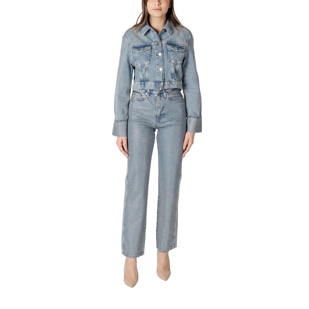 Only Lyseblå Jakker & Frakker i Økologisk Bomuld