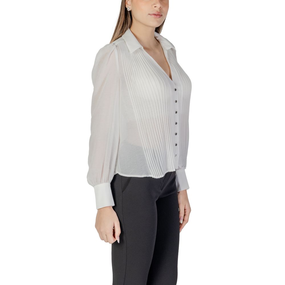 Morgan De Toi White Polyester Blouse