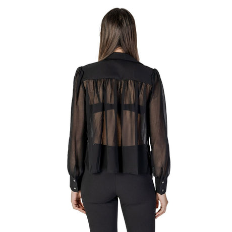 Morgan De Toi Black Polyester Blouse