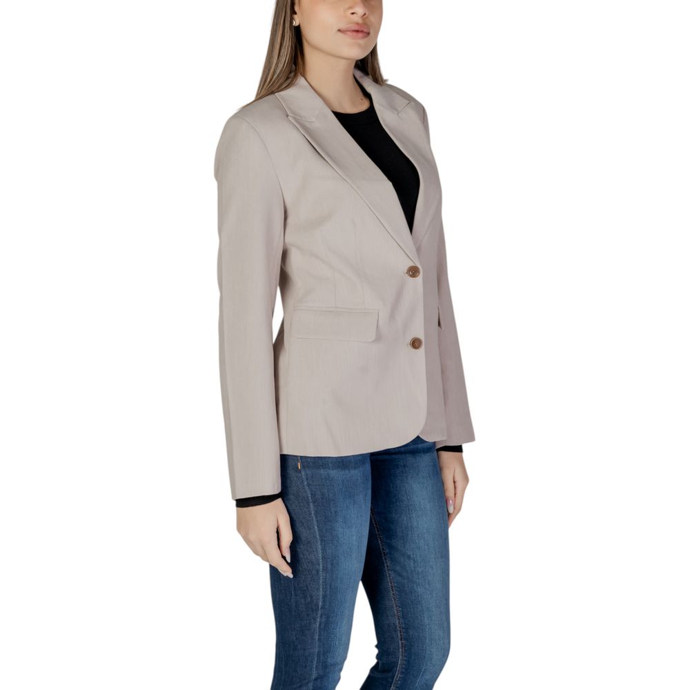 Only Beige Blazer i Genbrugspolyester
