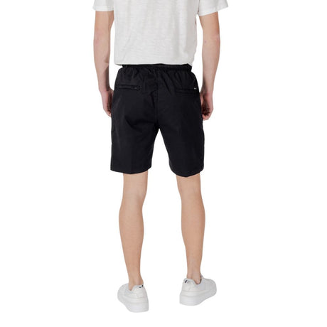 Gianni Lupo sorte bomuldsbermudashorts
