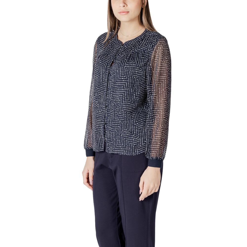 Street One Blå Polyesterbluse