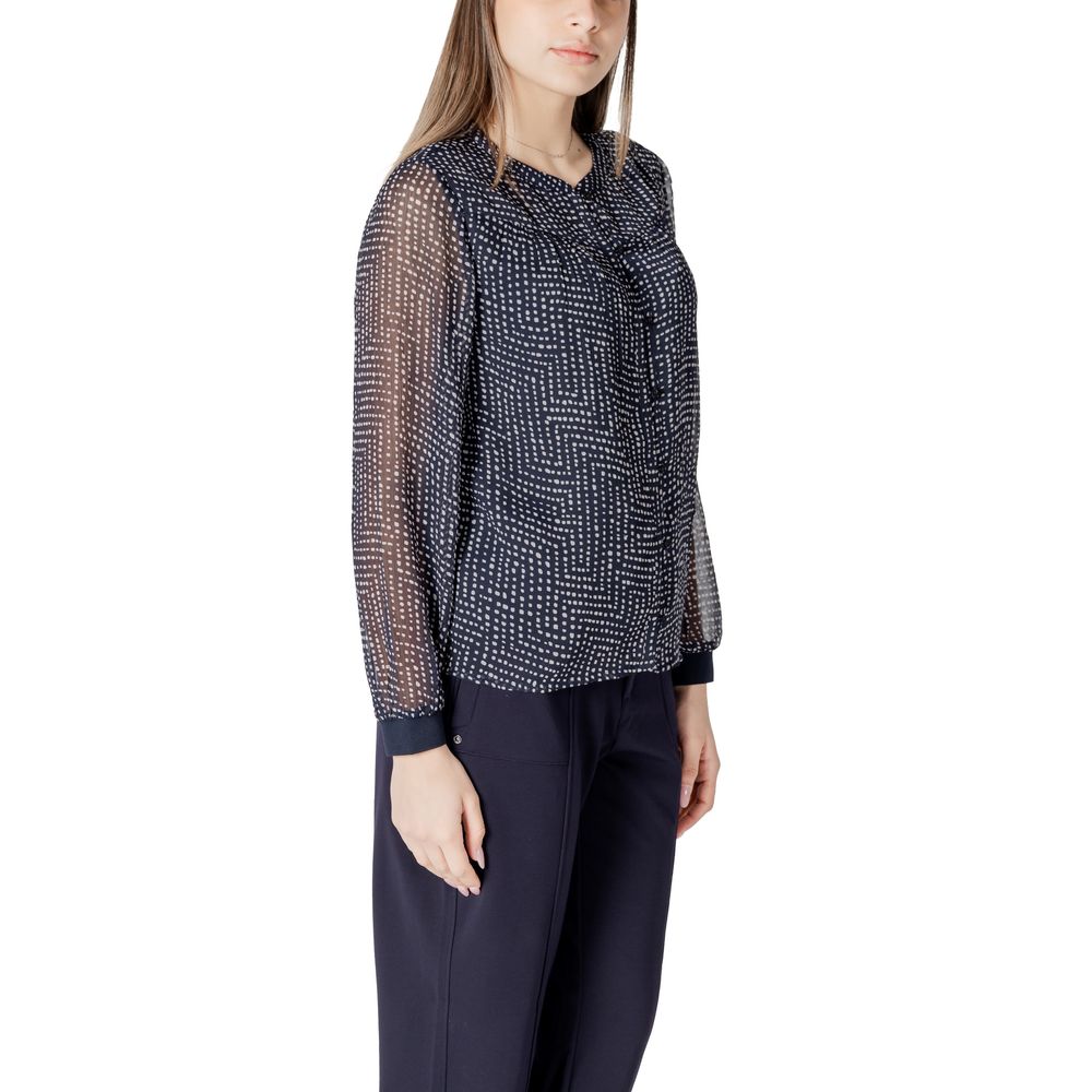 Street One Blå Polyesterbluse