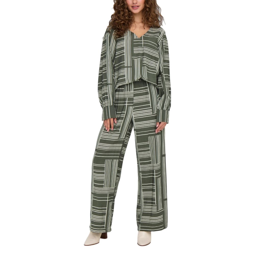 Jacqueline De Yong Grøn Viskosebluse