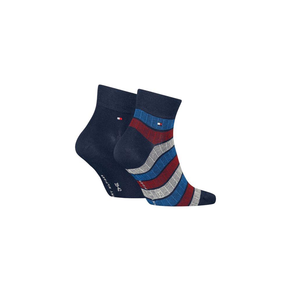 Tommy Hilfiger Blue Cotton Sock