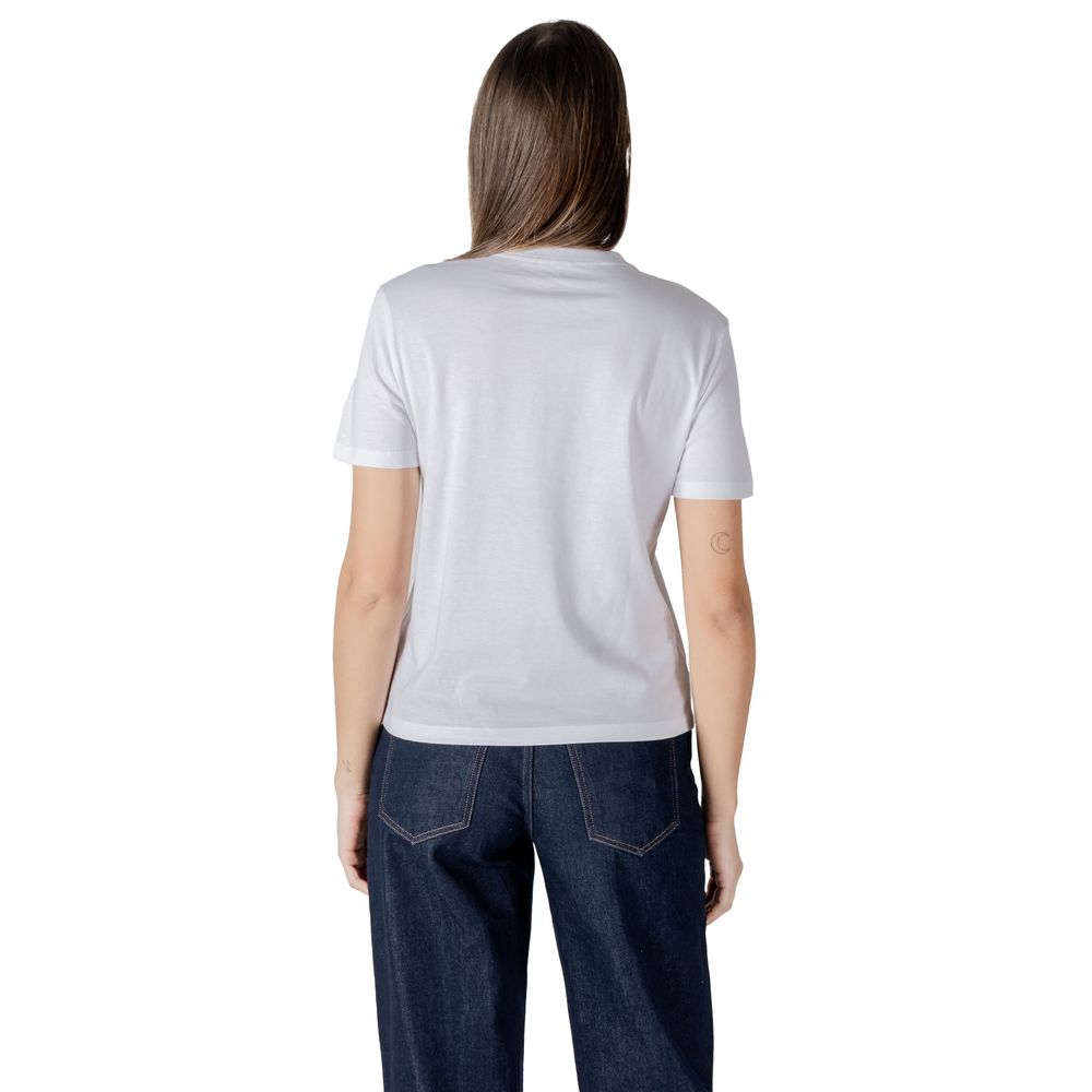 Calvin Klein Jeans Hvid Bomulds T-shirt