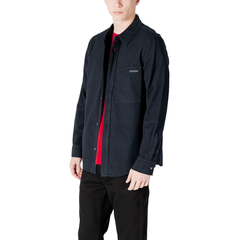 Calvin Klein Jeans Sort bomuldsskjorte