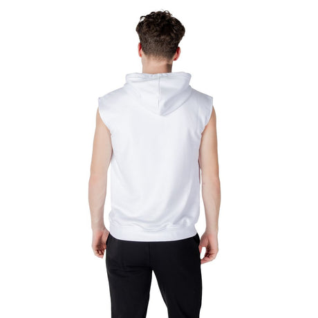 Icon White Cotton Hoodie