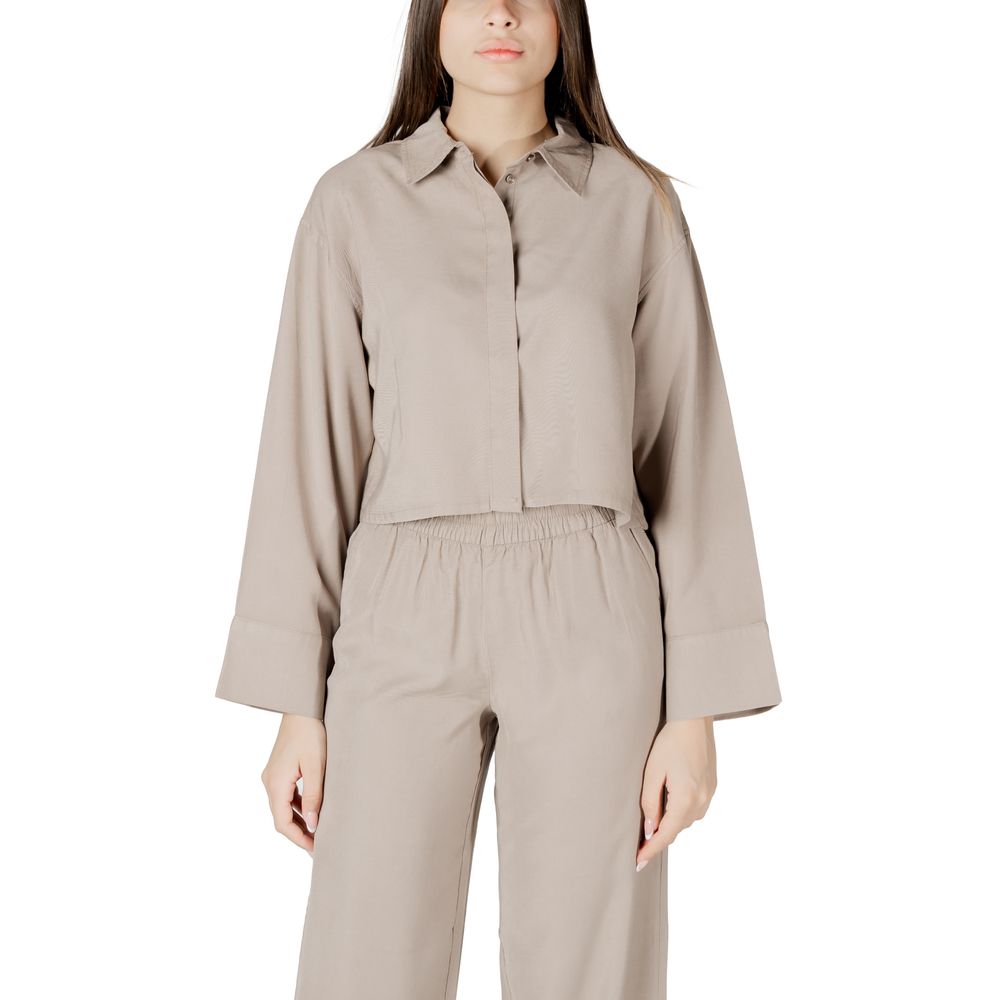 Only Beige Viskosebluse