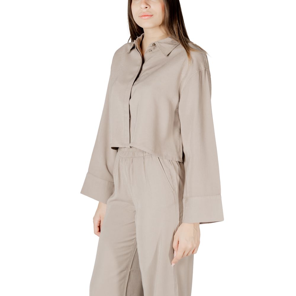 Only Beige Viskosebluse