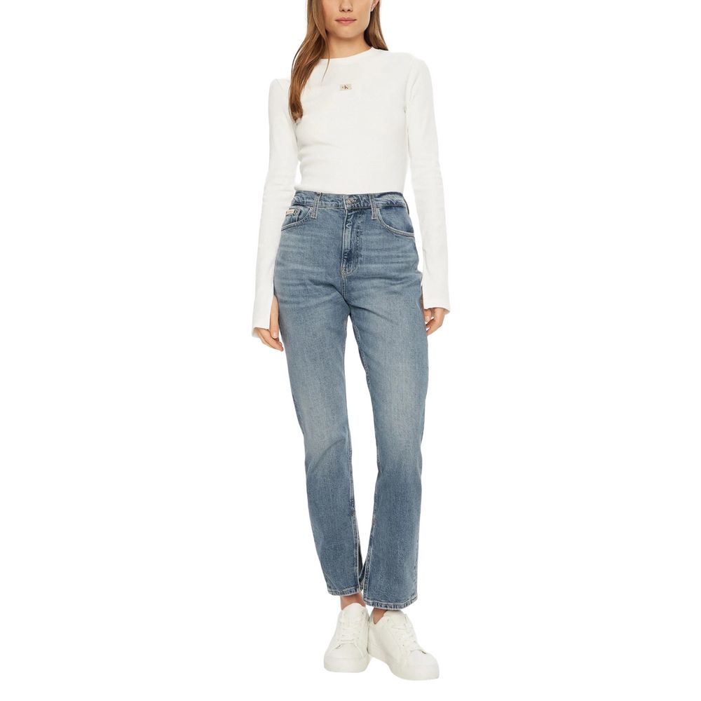 Calvin Klein Jeans Blå Bomuld Slim Fit Jeans