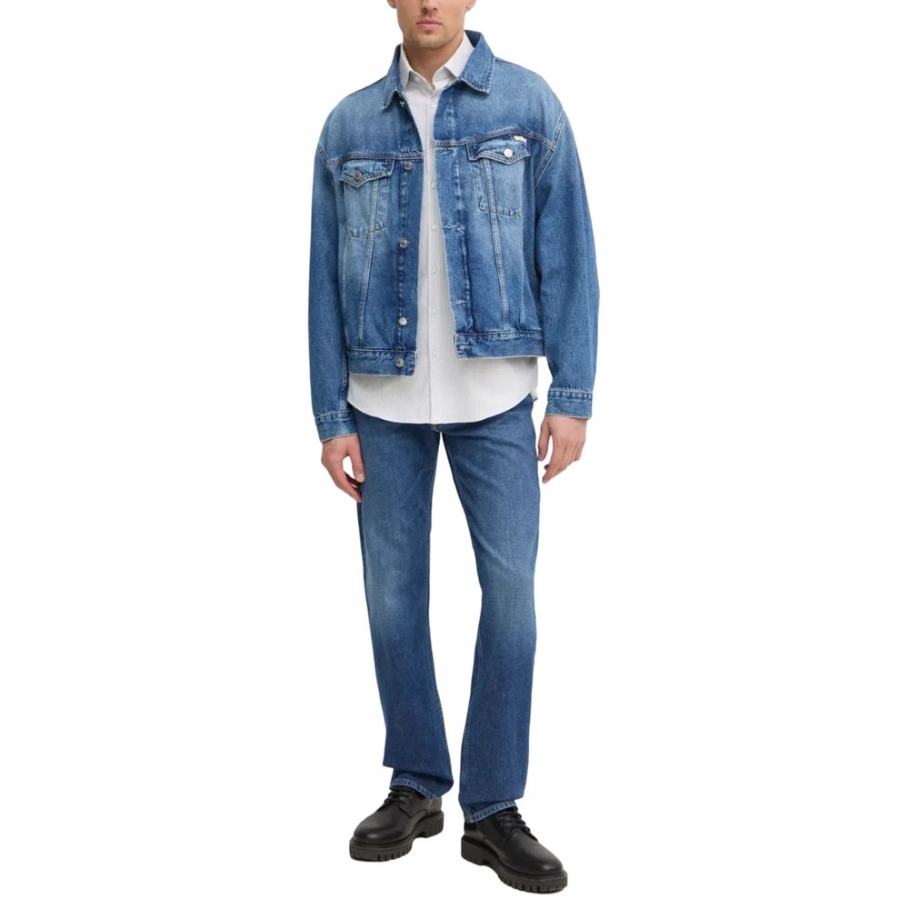 Calvin Klein Jeans Blå Bomuld Relaxed Fit Jeans