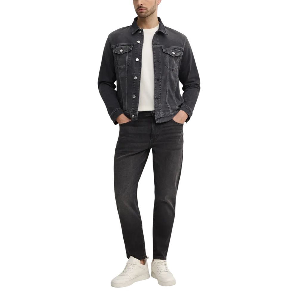 Calvin Klein Jeans Sorte Bomulds Relaxed Fit Jeans