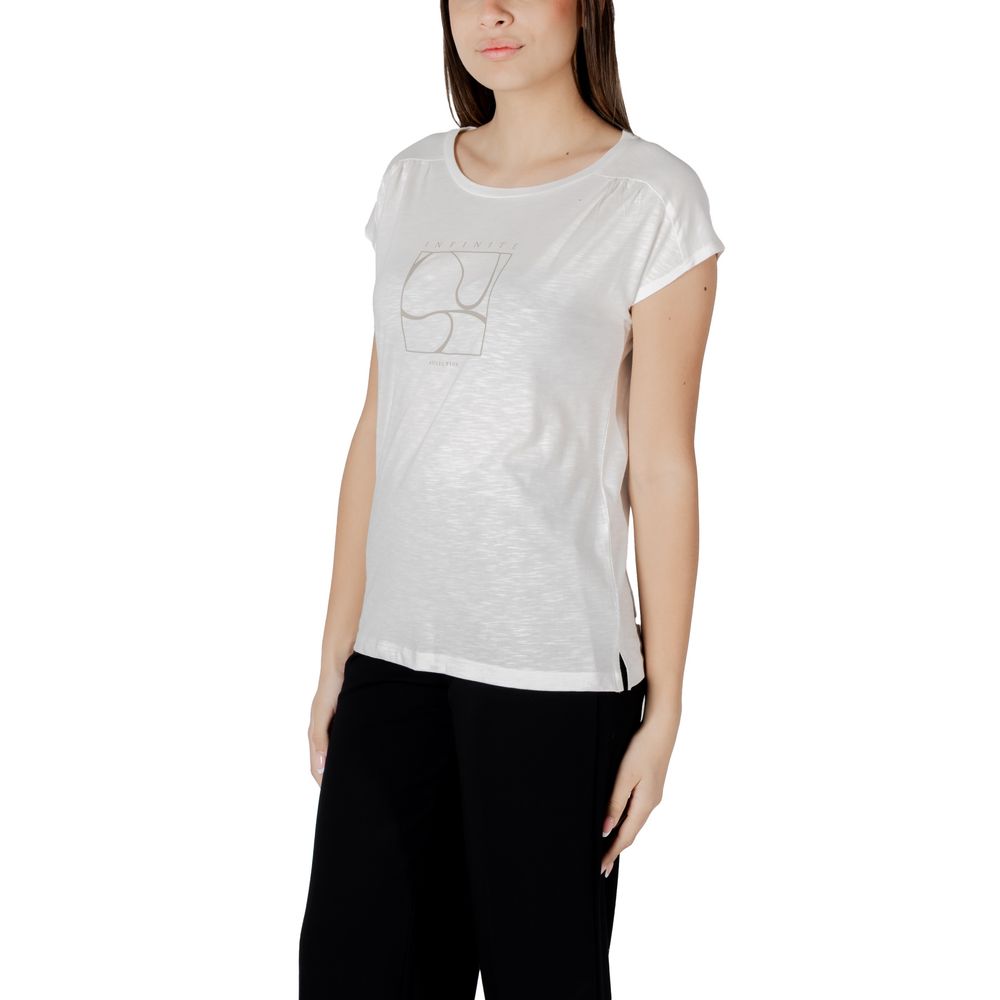 Street One Hvid Bomulds T-shirt