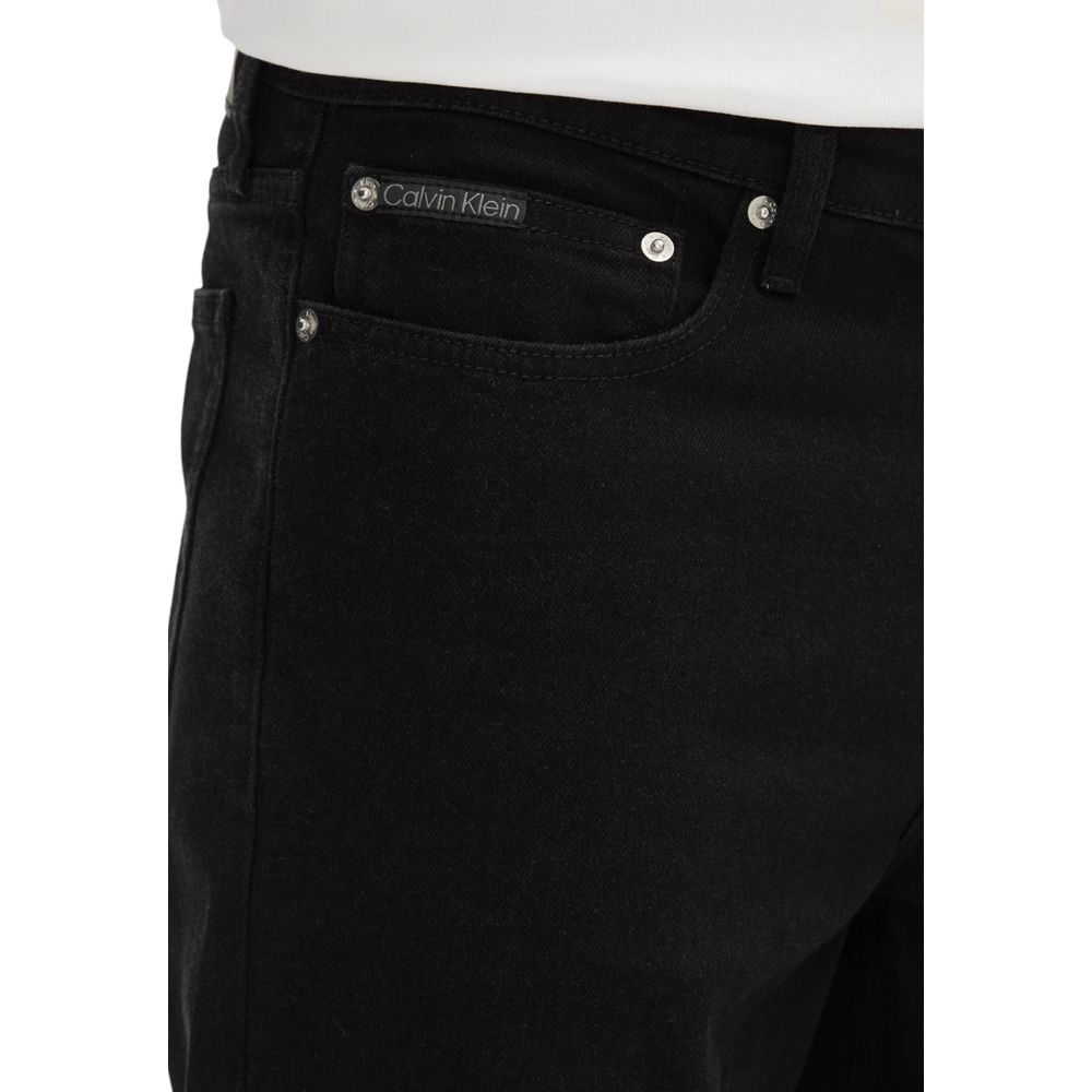 Calvin Klein Jeans Sorte Bomulds Bermudashorts