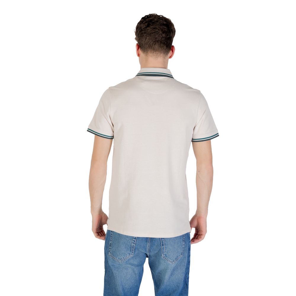 Jack Jones Beige Bomuldspoloshirt
