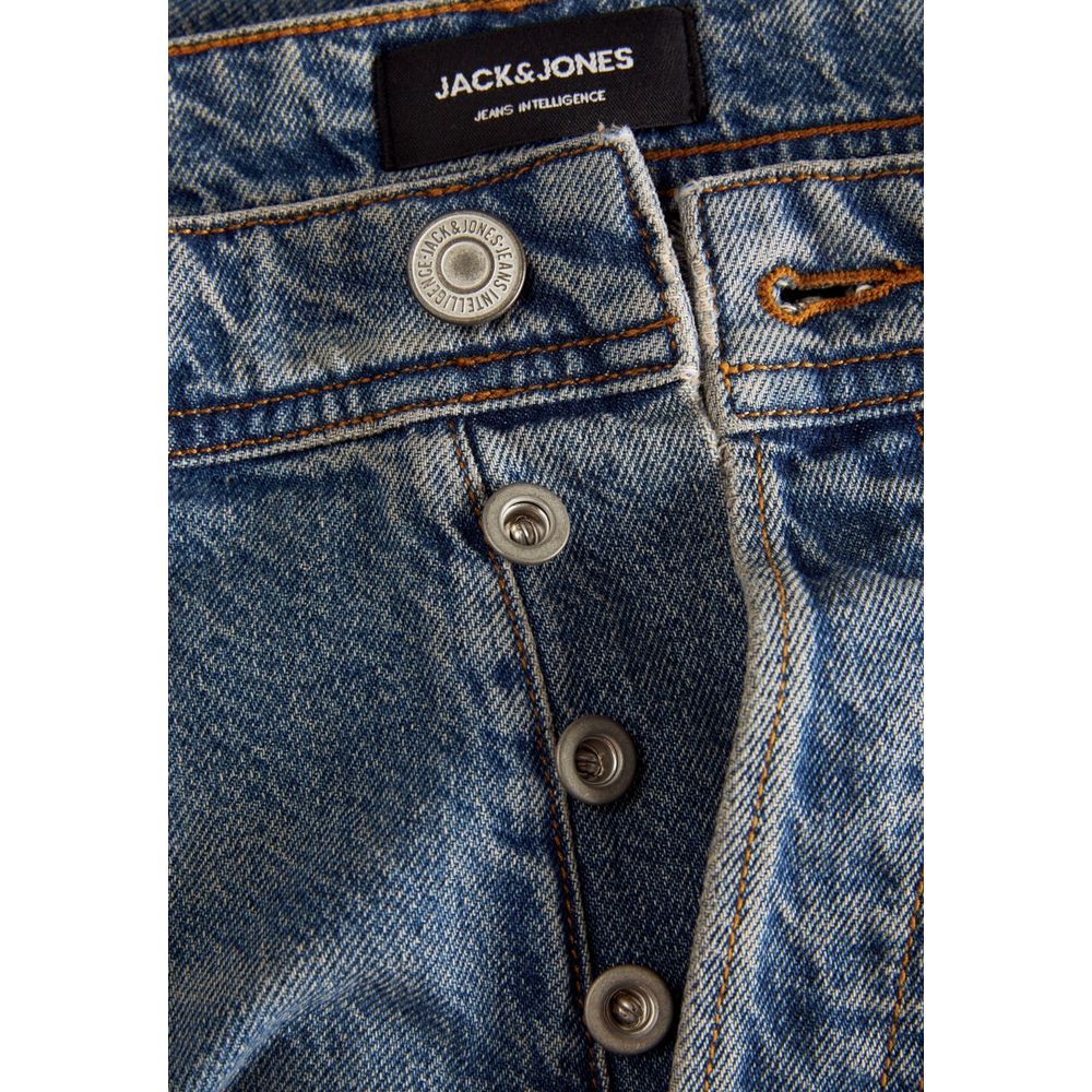 Jack Jones Blå Bomuld Relaxed Fit Jeans