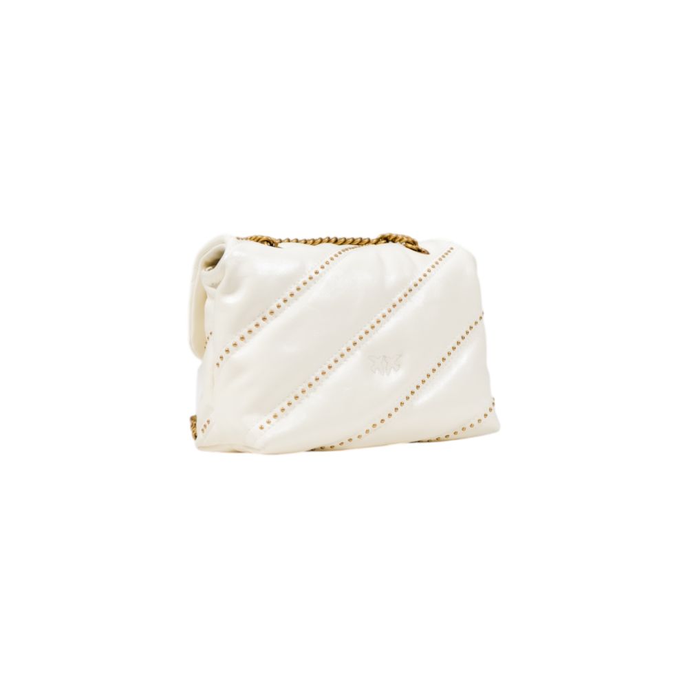 PINKO Hvid Polyethylen Håndtaske